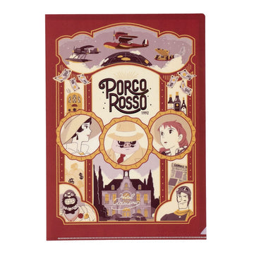 RACCOGLITORE A4 ART DECO' - PORCO ROSSO
