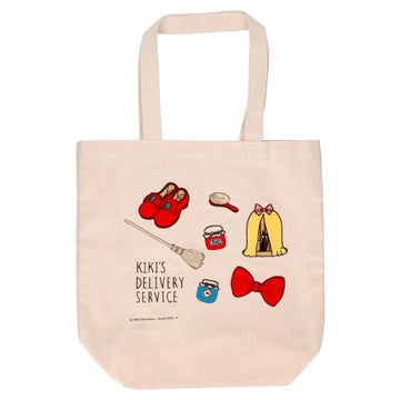 TOTE BAG CANVAS RICAMATA - KIKI CONSEGNE A DOMICILIO