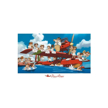PUZZLE 1000 PEZZI - PORCO ROSSO