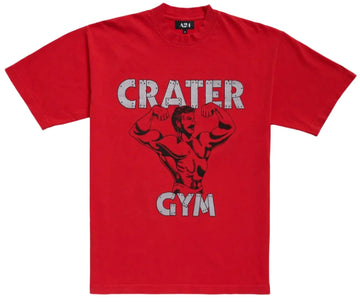 LIMITED EDITION - RED CRATER GYM STAFF TEE X LOVE LIES BLEEDING