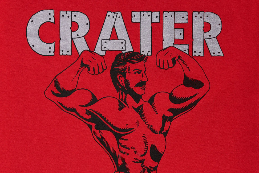 LIMITED EDITION - RED CRATER GYM STAFF TEE X LOVE LIES BLEEDING