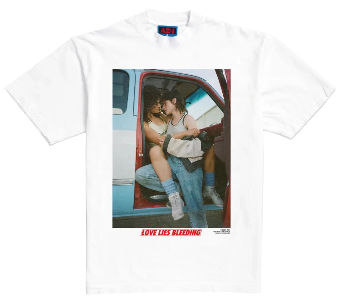 LIMITED EDITION - ONLINE CERAMICS X LOVE LIES BLEEDING SEX, MURDER, MUSCLES TEE